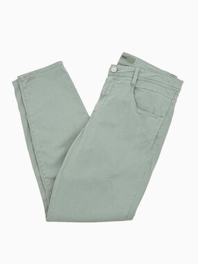 Brax Shakira S Slim Fit Ankle Pants Sage Green Stretch Cotton Lyocell 31x32